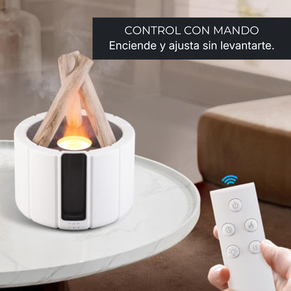 Humidificador Fogata Relajante con Mando