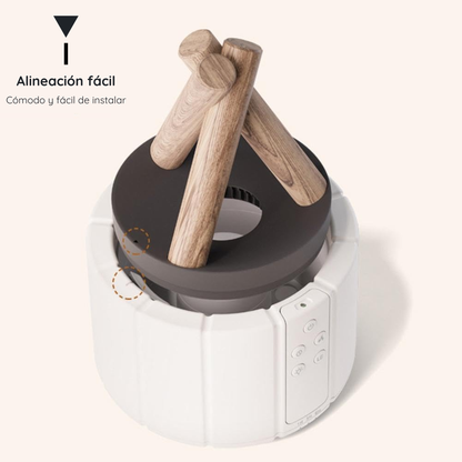 Humidificador Fogata Relajante con Mando